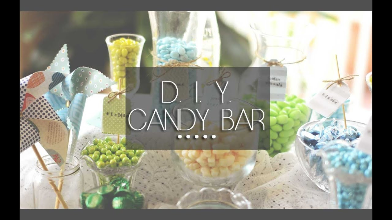 Candy Bar Diy
 DIY Candy Bar