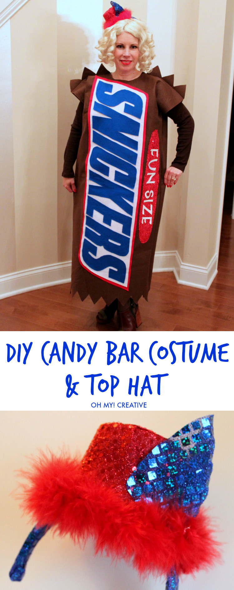 Candy Bar Diy
 DIY Candy Bar Halloween Costumes Oh My Creative