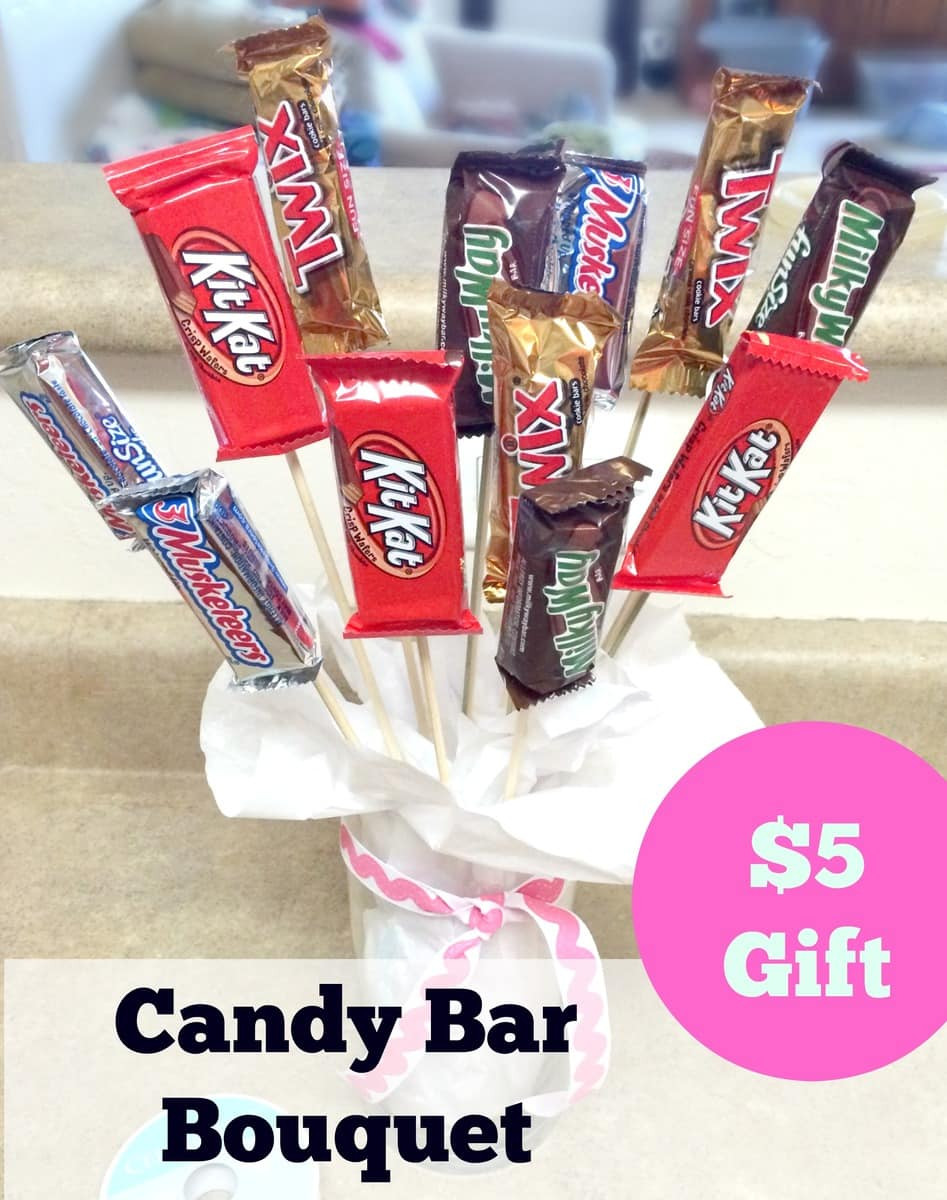 Candy Bar Diy
 DIY Candy Bar Bouquet A Mom s Take