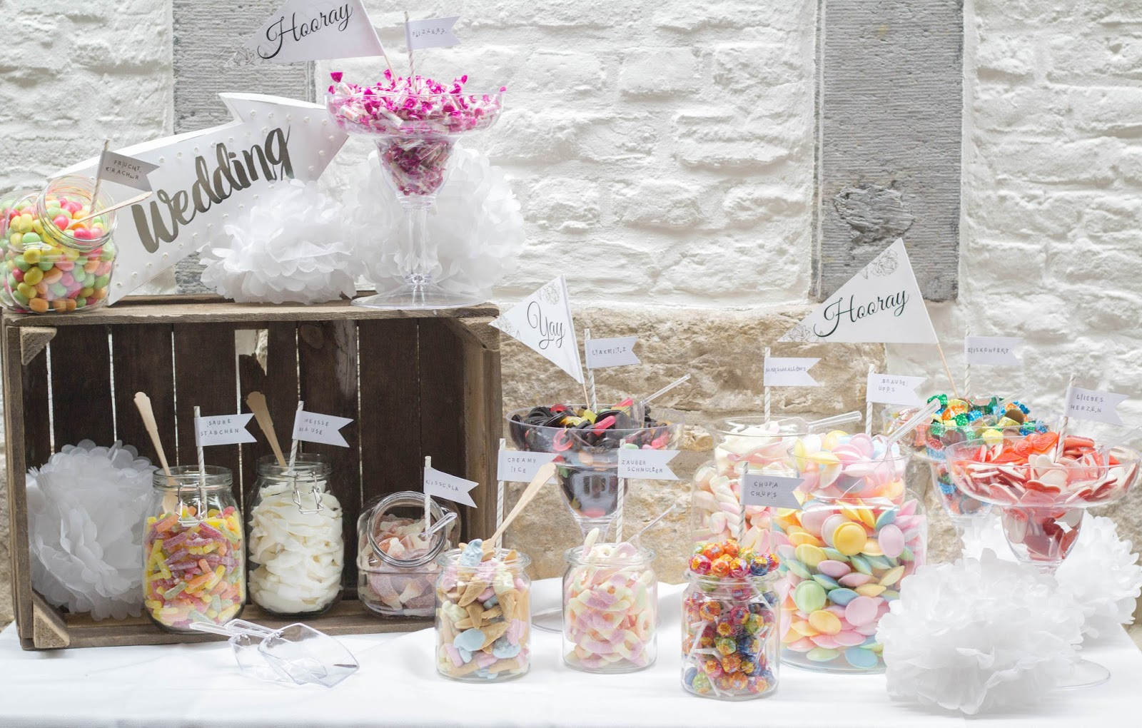 Candy Bar Diy
 How to DIY Candy Bar für Hochzeit