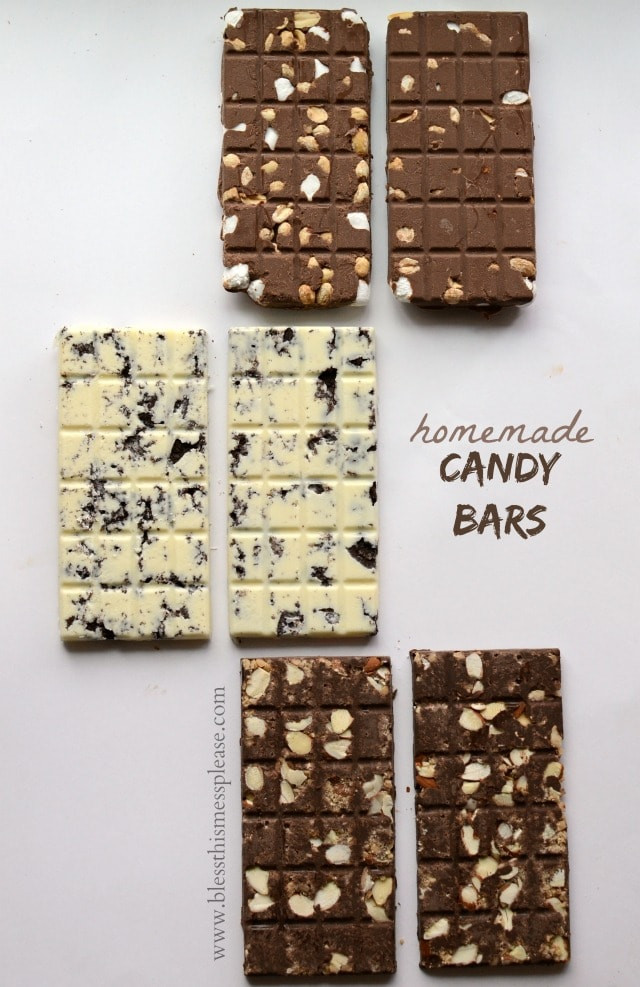 Candy Bar Diy
 Homemade Candy Bar Recipes — Bless this Mess