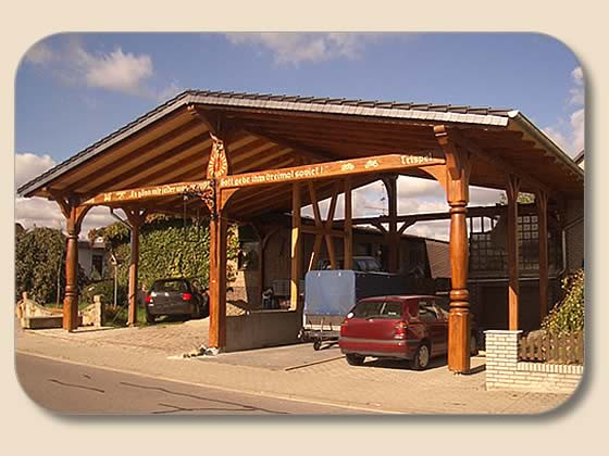 Carport Bauen
 Carport selber bauen mit Anleitung von holzon