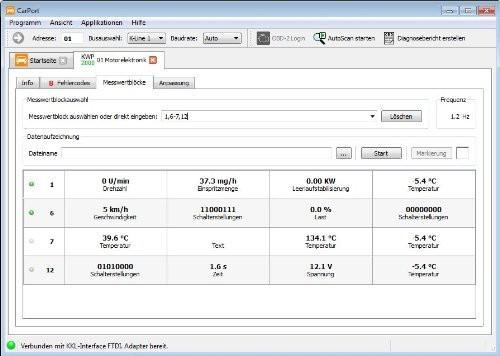 Carport Software
 AutoDia K509 mit CarPort Software Vollversion Basis Modul