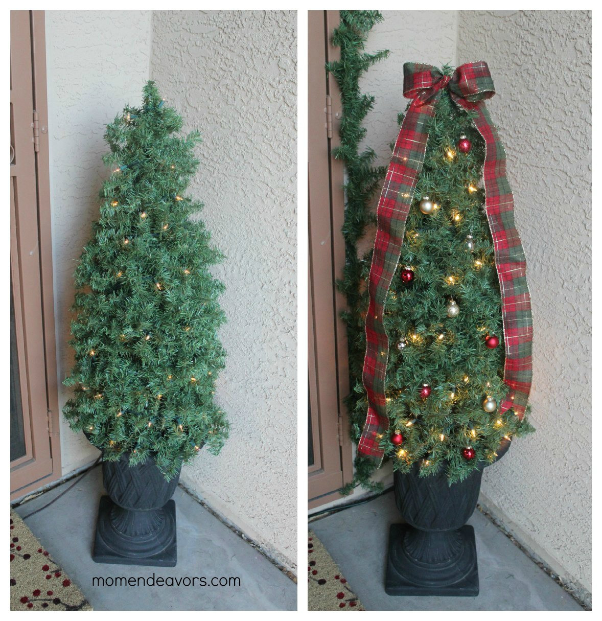 Christmas Tree Diy
 DIY Decorative Topiary Christmas Trees