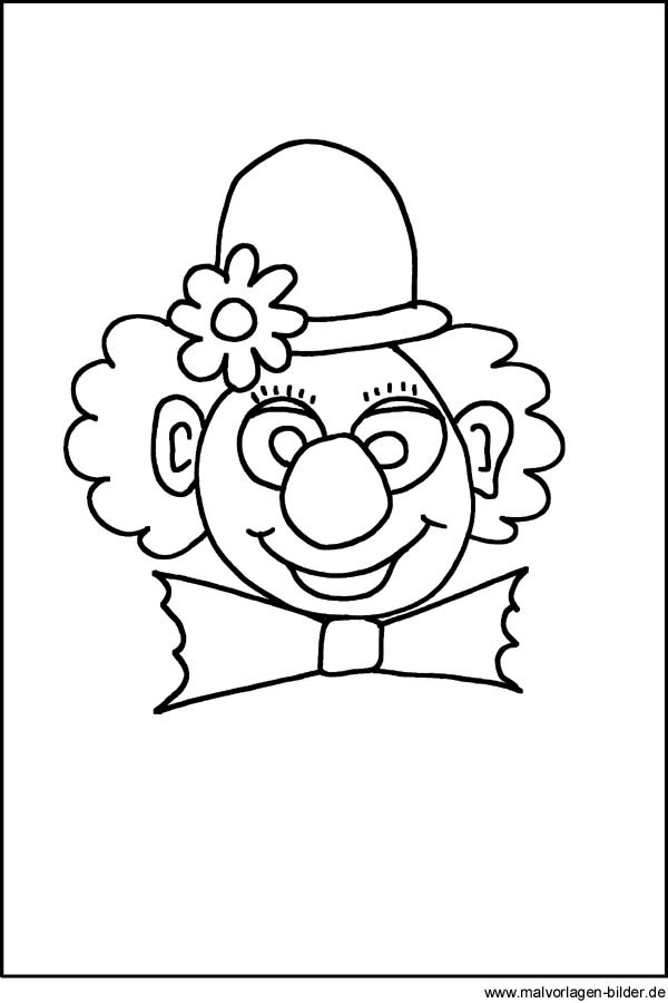 Clown Ausmalbilder
 Ausmalbilder für Kinder Malvorlagen und malbuch