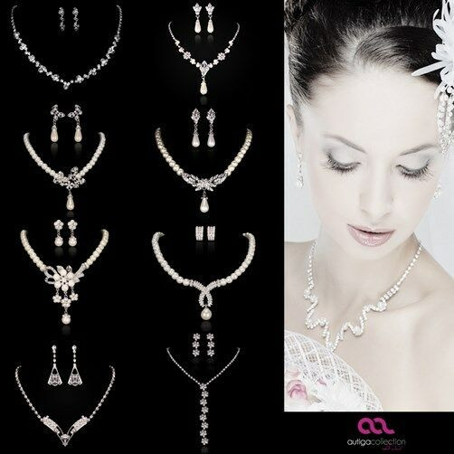 Collier Hochzeit
 AUTIGA BRAUTSCHMUCK SCHMUCKSET Hochzeit Braut Collier