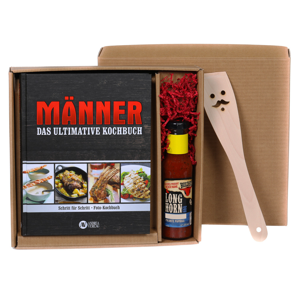 Coole Männer Geschenke
 Geschenkbox das ultimative Männer Kochbuch