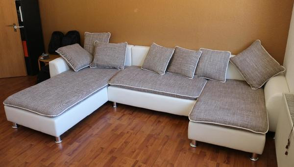 Couch Mit Bettfunktion
 Sofa mit bettfunktion smart Wohnlandschaft Boriana in