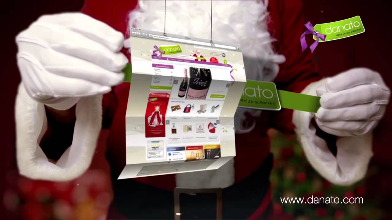 Danato Geschenke
 Danato TV Spot Weihnachtsmann kauft seine Geschenke bei