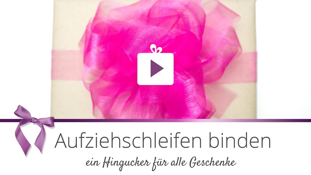 Danato Geschenke
 [Geschenke verpacken] Aufziehschleife binden