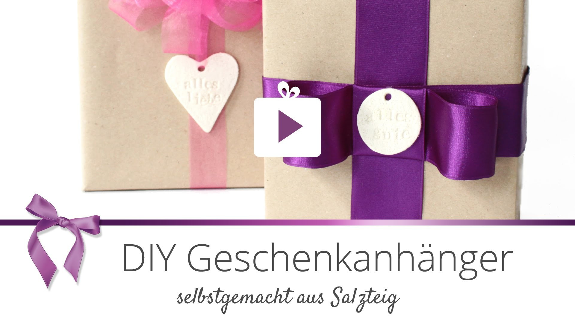 Danato Geschenke
 [Geschenke verpacken] Geschenanhänger aus Salzteig basteln