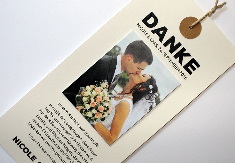 Danksagungskarten Hochzeit Text
 Danksagungskarten Hochzeit I Aylando Hochzeitskarten