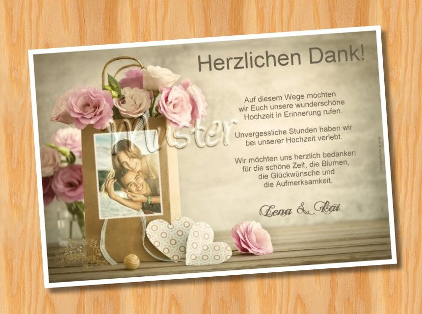 Danksagungskarten Hochzeit Text
 Danksagungskarten Hochzeit