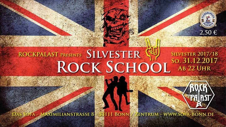 Das Sofa Bonn
 Party Silvester Rock School Das Sofa in Bonn 31 12 2017