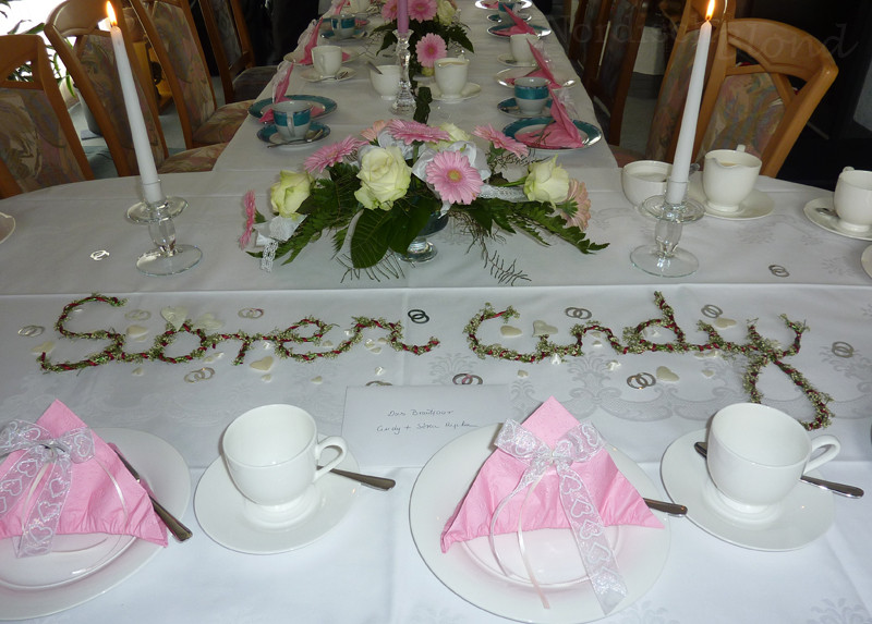 Deko Hochzeit Tisch
 Hochzeit