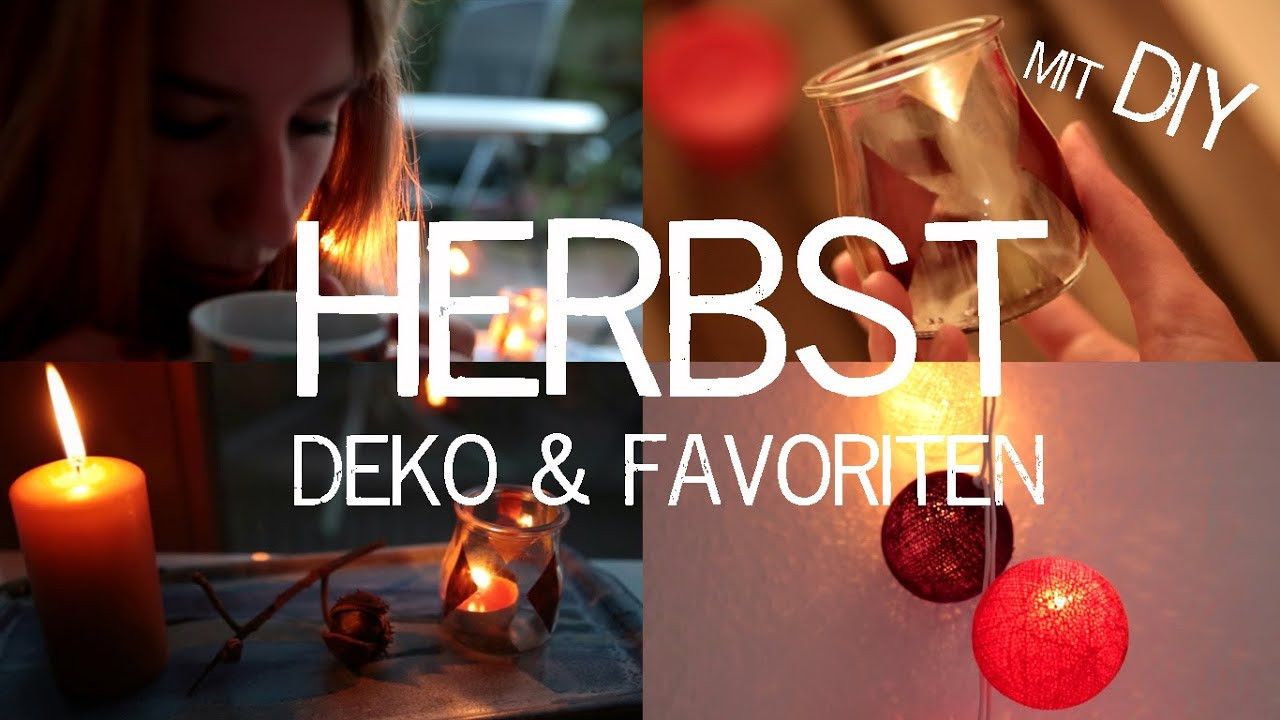 Deko Ideen Diy
 HERBST DEKO & FAVORITEN mit DIY Ideen kekulo