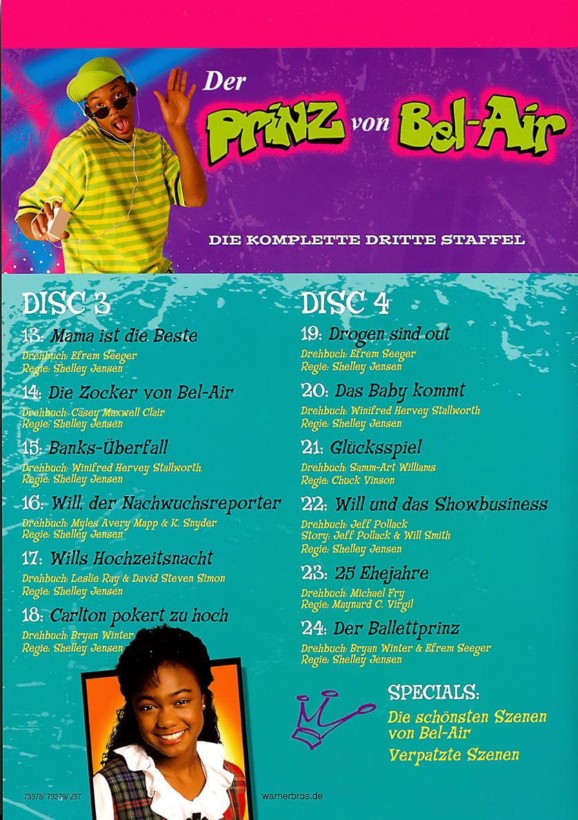 Der Prinz Von Bel Air Stream
 Der Prinz von Bel Air Staffel 3 DVD oder Blu ray leihen