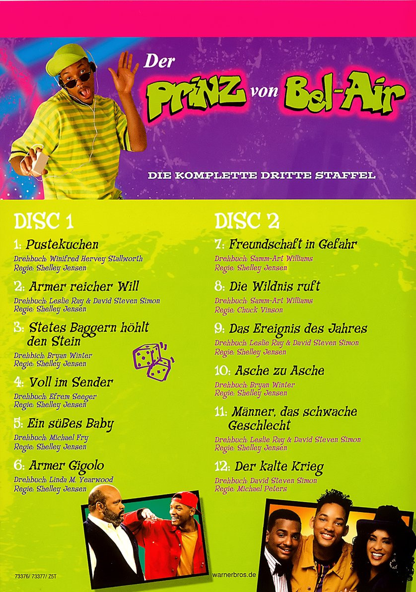 Der Prinz Von Bel Air Stream
 Der Prinz von Bel Air Staffel 3 DVD oder Blu ray leihen