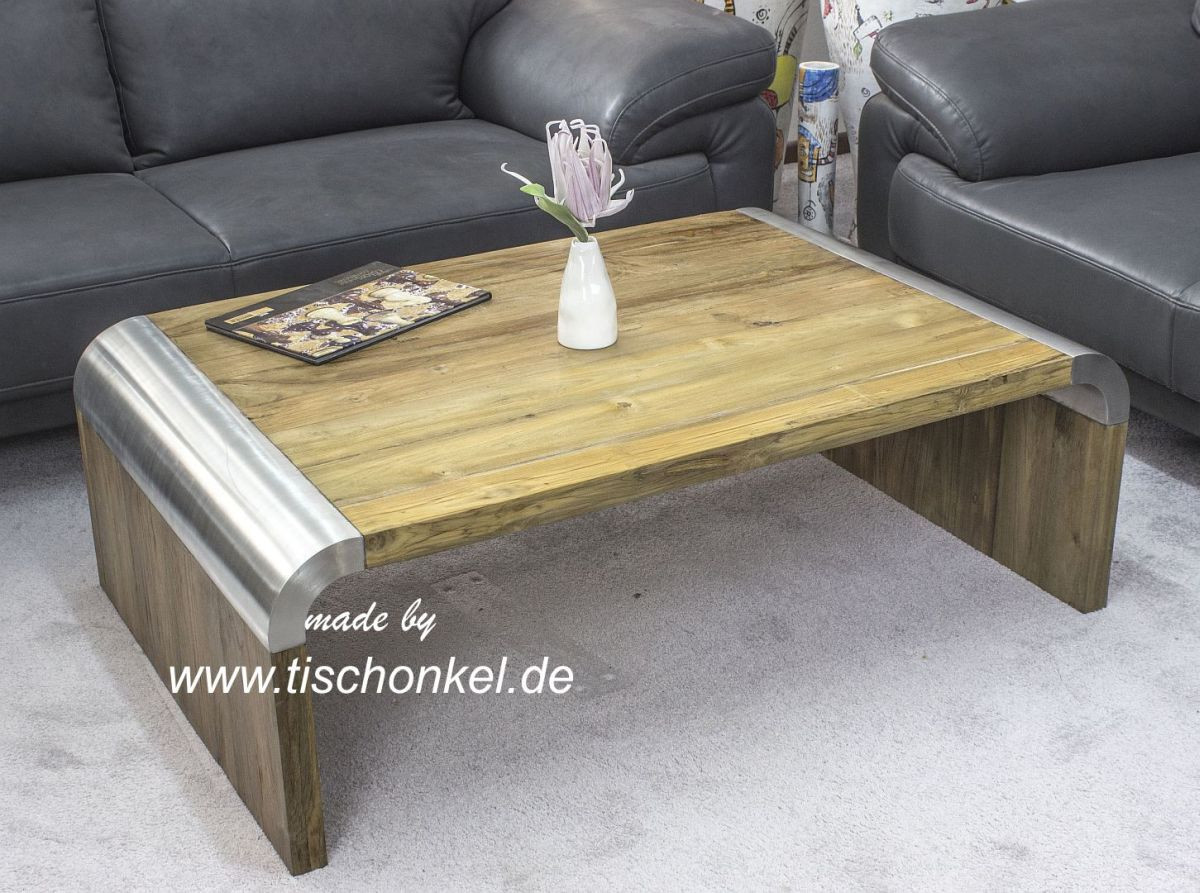 Design Couchtisch
 Design Couchtisch mit Edelstahl Der Tischonkel