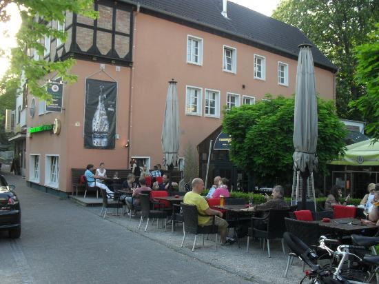 Deutsches Haus Paderborn
 Next to the Pader River on a cobbled street Picture of