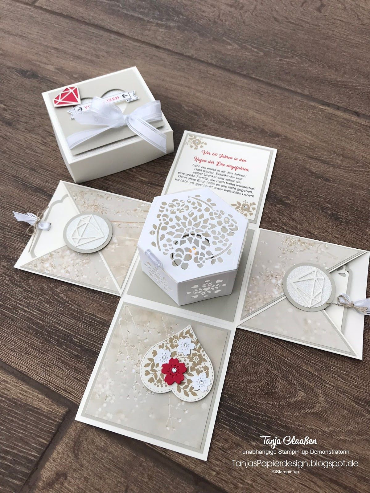 Diamant Hochzeit Geschenk
 Tanja Claaßen TanjasPapierdesign Diamant Hochzeit