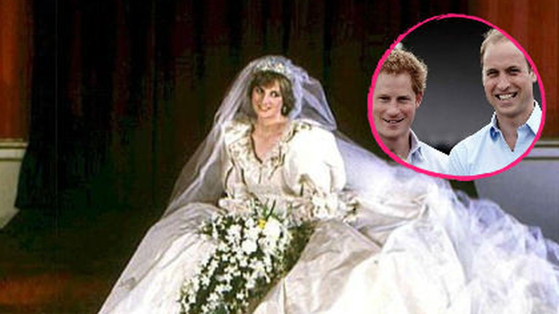 Diana Hochzeitskleid
 Lady Di William & Harry erben ihr Hochzeitskleid