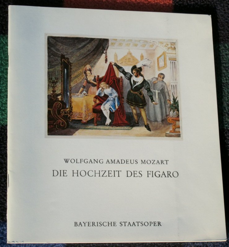 Die Hochzeit Des Figaro
 Oper Programmhefte u ä