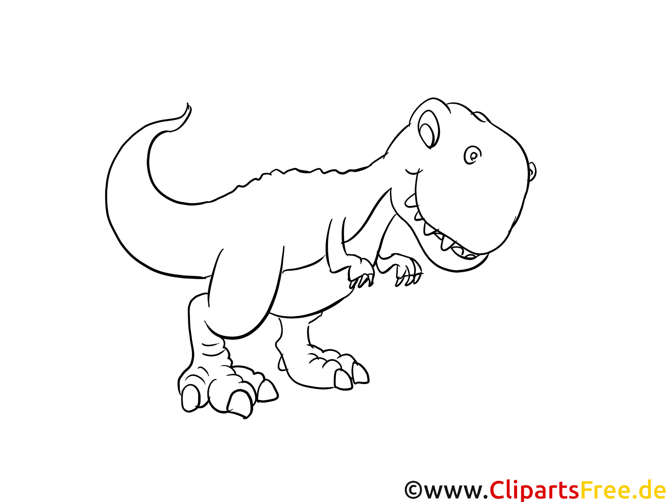 Dinosaurier Ausmalbilder Tyrannosaurus Rex
 Rex Dinosaurier Ausmalbild