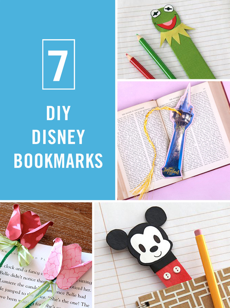 Disney Diy
 Disney Bookmarks for Your Little Bookworm
