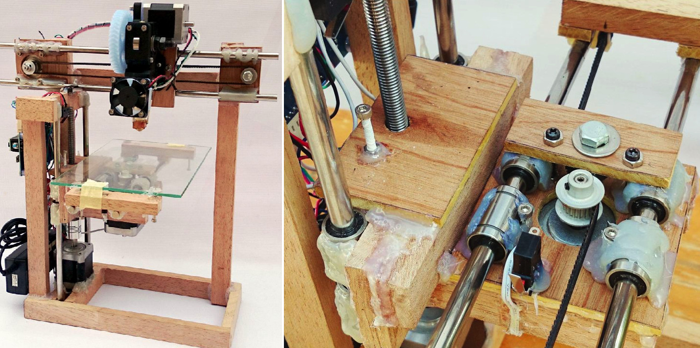 Diy 3D Printer
 DIY RepStrap 3D Printer Uses Wood and Glue as Its Primary