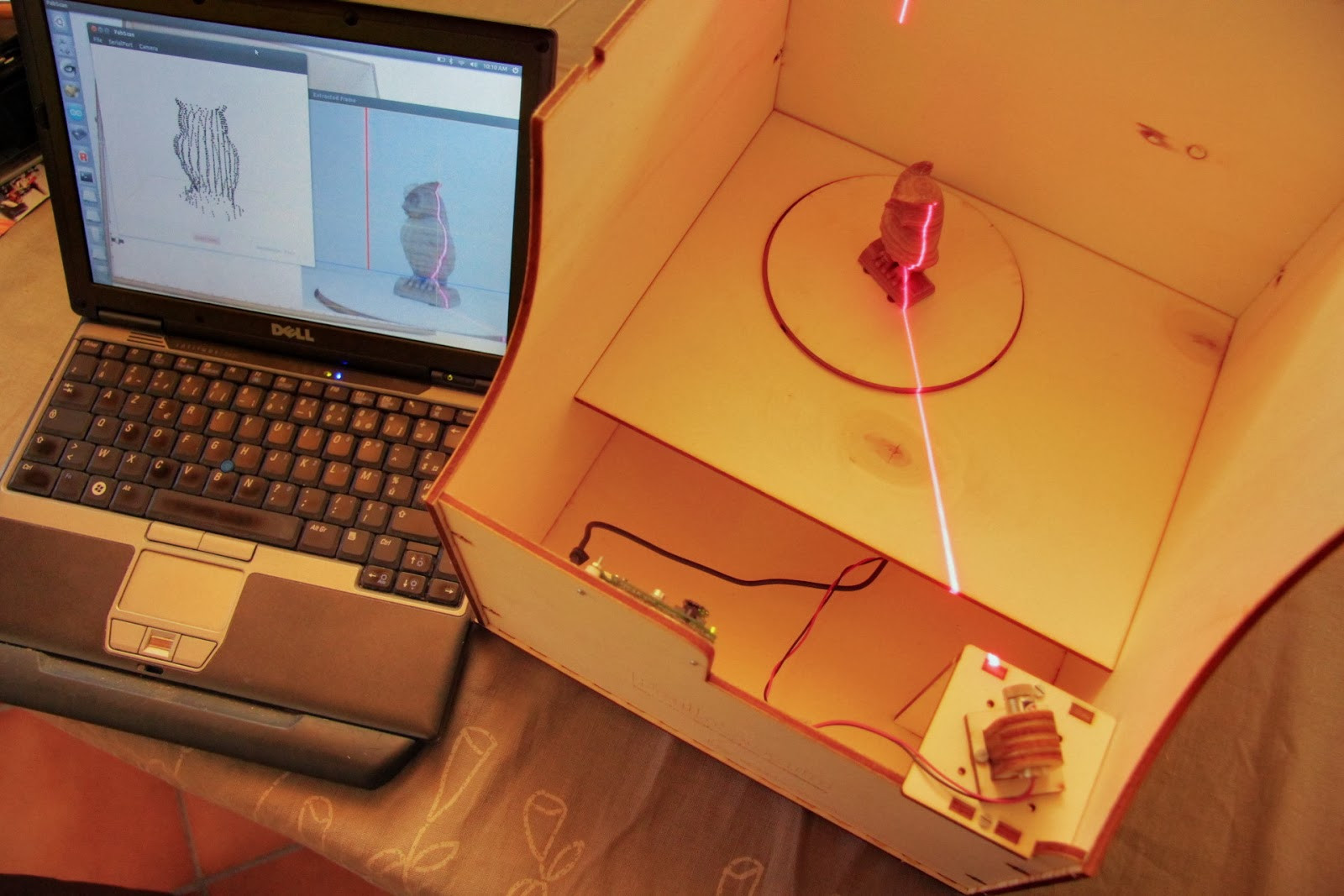 Diy 3D Scanner
 3D printer improvements Fixes and howto for the DIY