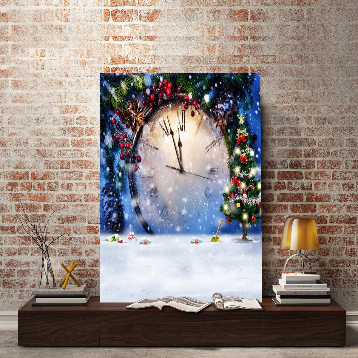 Diy 5D Diamond Painting
 DIY 5D Diamond Painting Winter Christmas Embroidery Cross