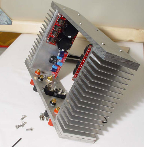 Diy Amplifier
 LM3886 Power Amp with DIY Chassis