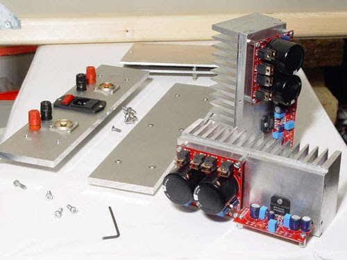 Diy Amplifier
 BA1404 LM3886 Power Amp with DIY Chassis