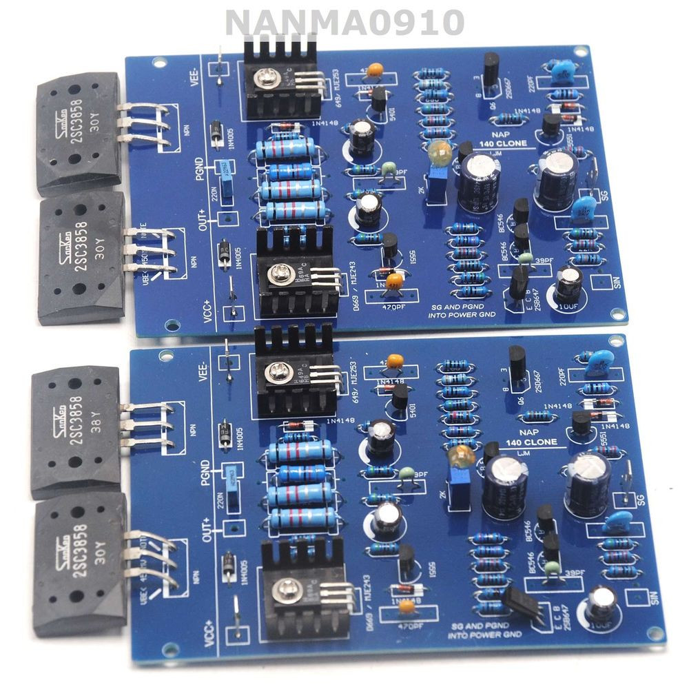 Diy Amplifier
 DIY Kits for NAIM NAP140 CLONE Dual Amplifier Board w