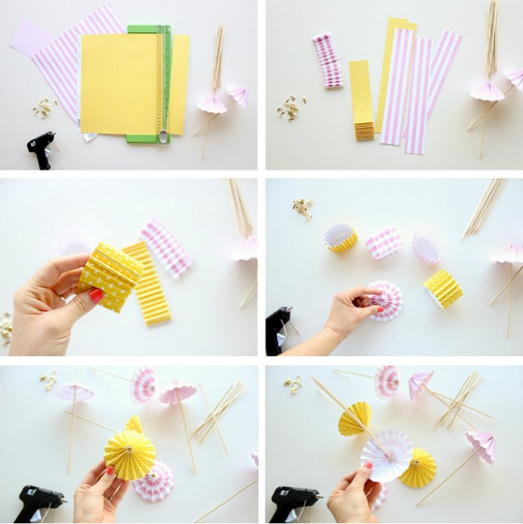 Diy Anleitung
 Sommerparty Deko 6 DIY Projekte für Cocktailschirmchen