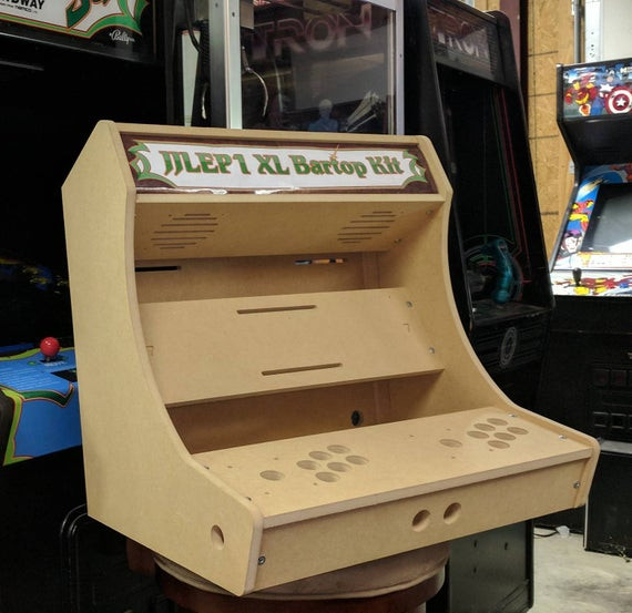 Diy Arcade Cabinet
 2 Player XL bartop tabletop arcade cabinet DIY kit w