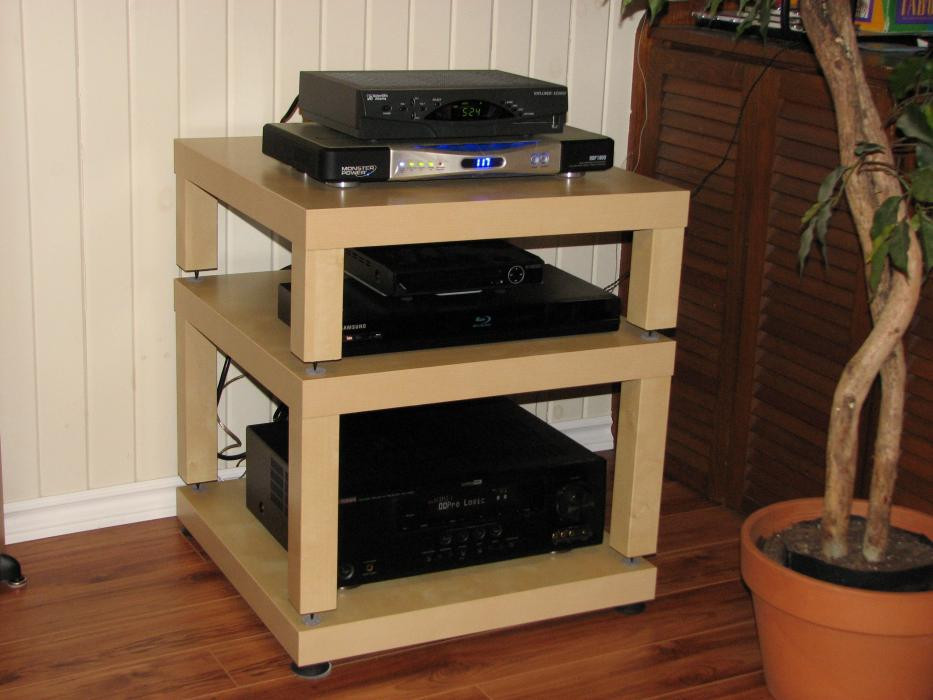 Diy Audio Shop
 DIY Ikea Lack Table Audio Rack