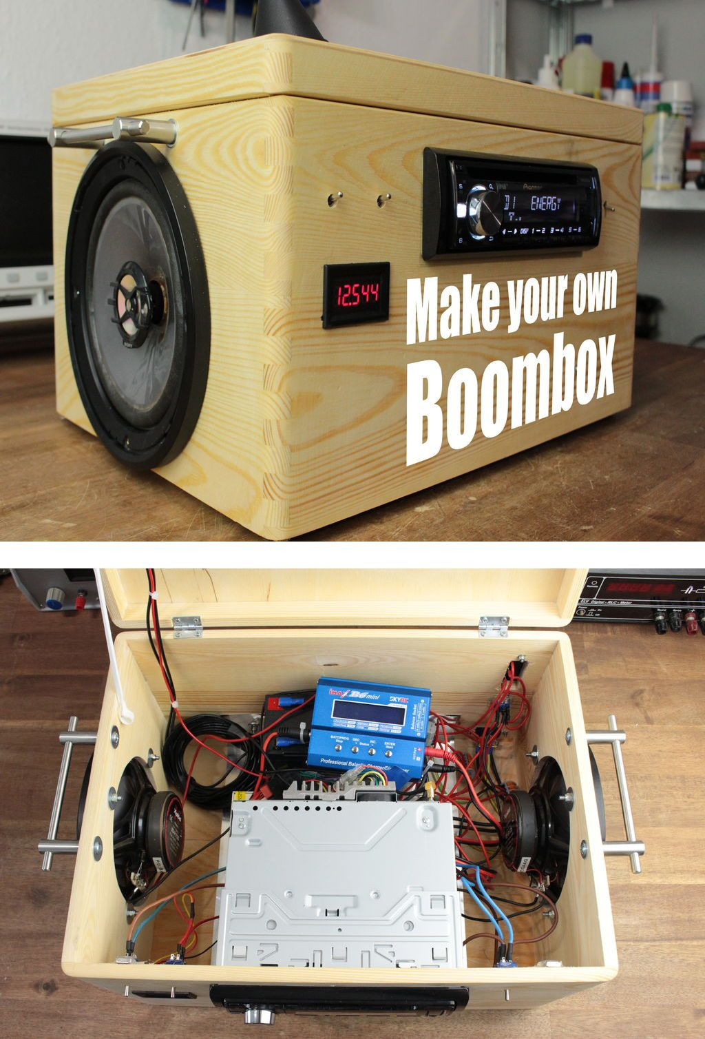 Diy Audio Shop
 Make Your Own Boombox Pinterest