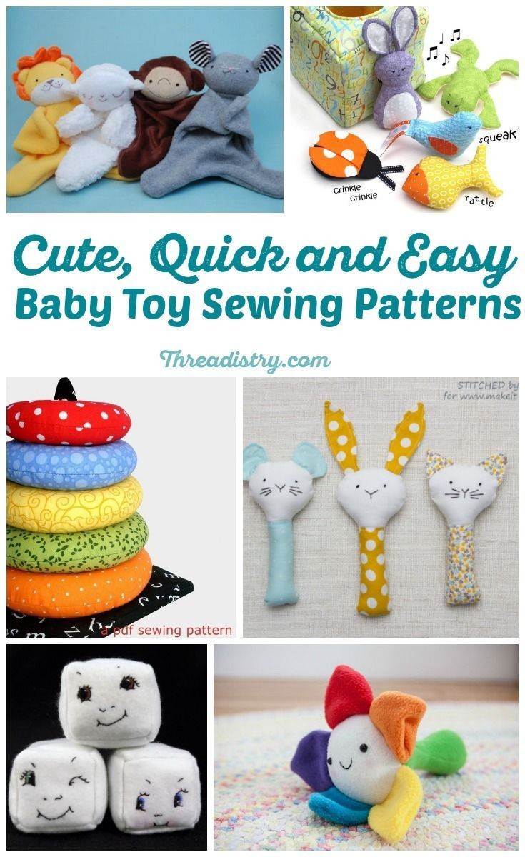 Diy Baby Spielzeug
 Cute and Quick Easy baby toy sewing patterns