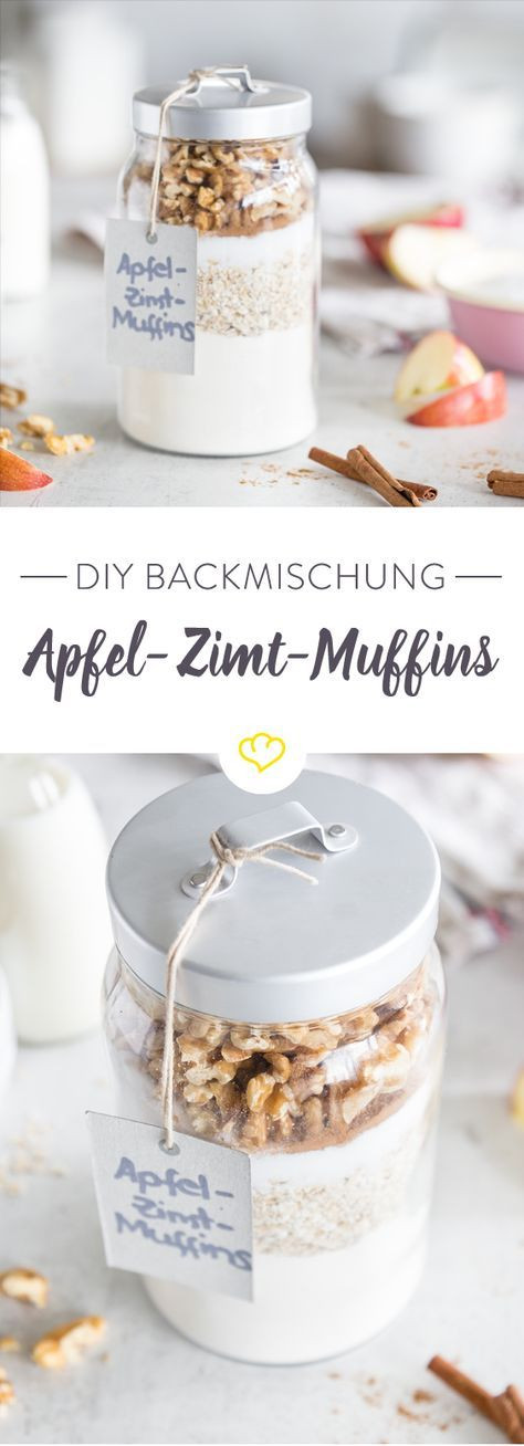 Diy Backmischung
 DIY Backmischung im Glas Apfel Zimt Muffins