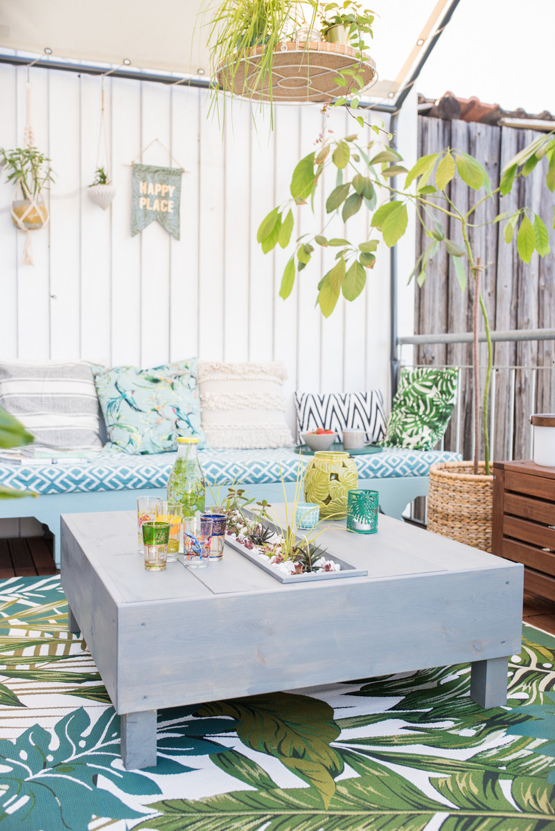 Diy Balkon
 DIY bepflanzter Lounge Tisch für den Balkon Leelah Loves