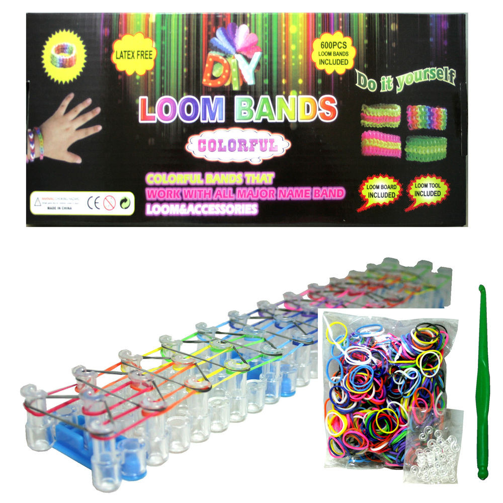 Diy Bands
 DIY LOOM BANDS BRACELET MAKING KIT INCLUDES 600 RAINBOW