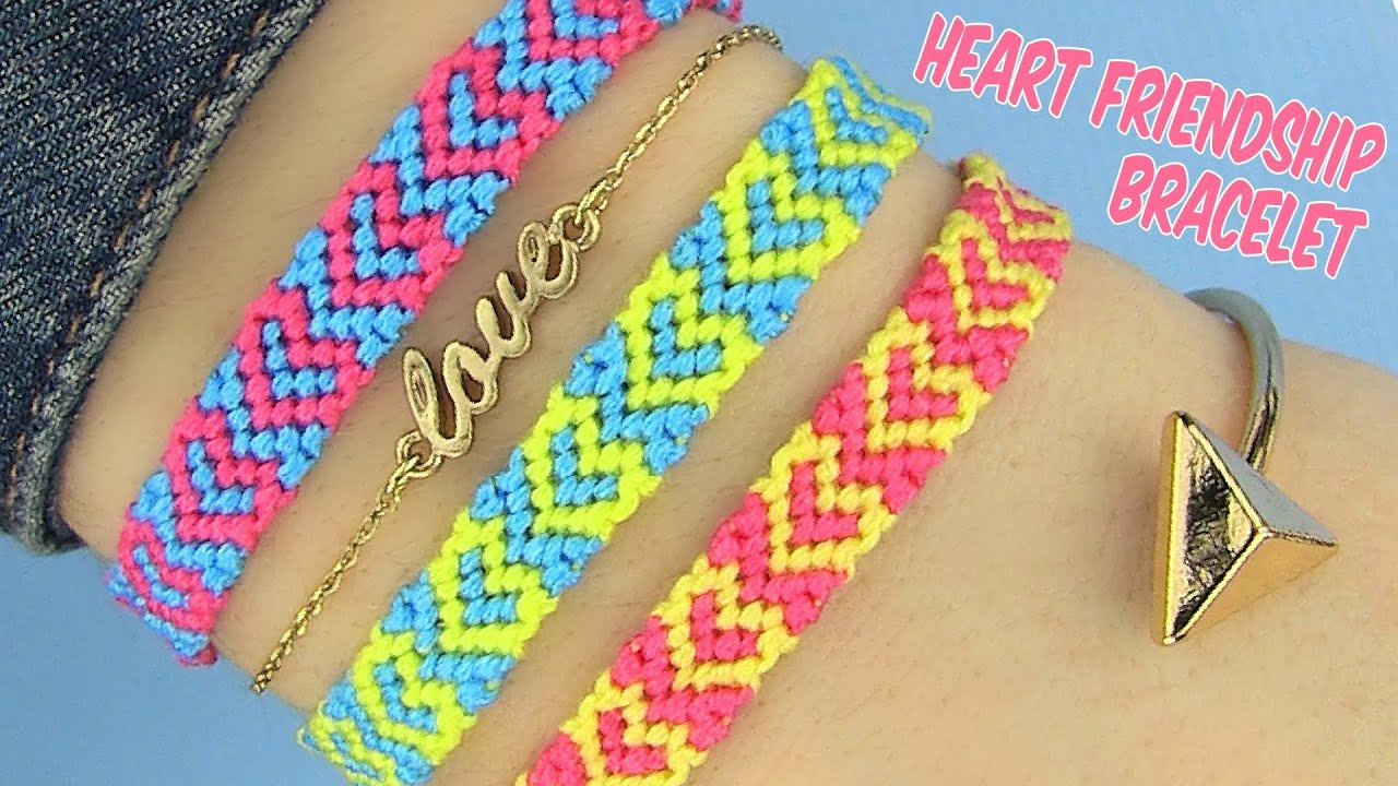 Diy Bands
 DIY Heart Friendship Bracelets