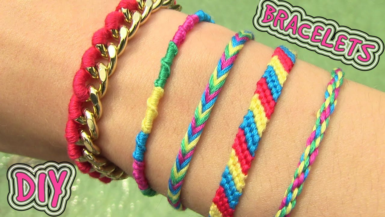 Diy Bands
 DIY Friendship Bracelets 5 Easy DIY Bracelet Projects