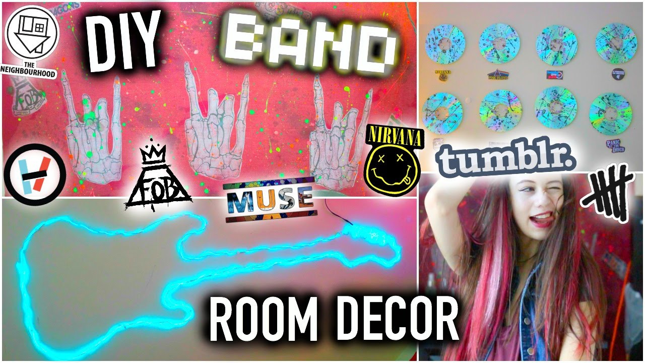 Diy Bands
 DIY BAND Room Decor Tumblr Ideas you NEED to try