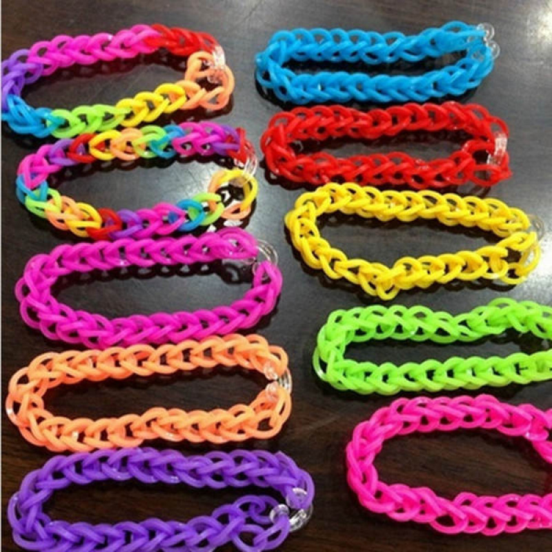 Diy Bands
 Buy 12 Colors Rubber Bands DIY Bracelet Loom Making Kit