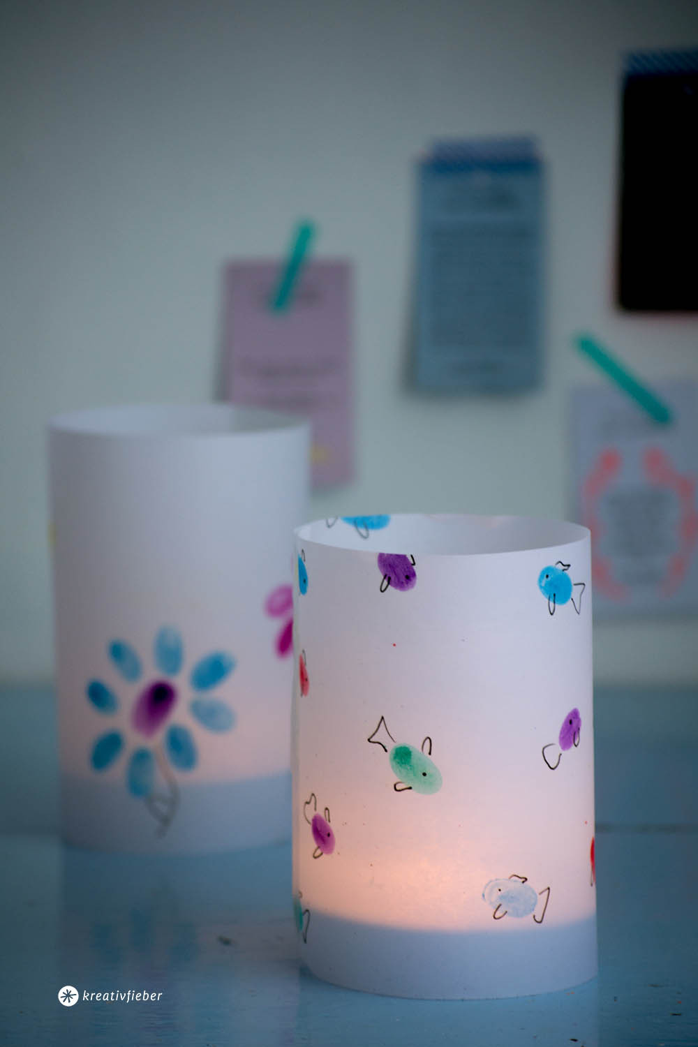 Diy Basteln Mit Kindern
 DIY Windlicht aus Kinderbildern