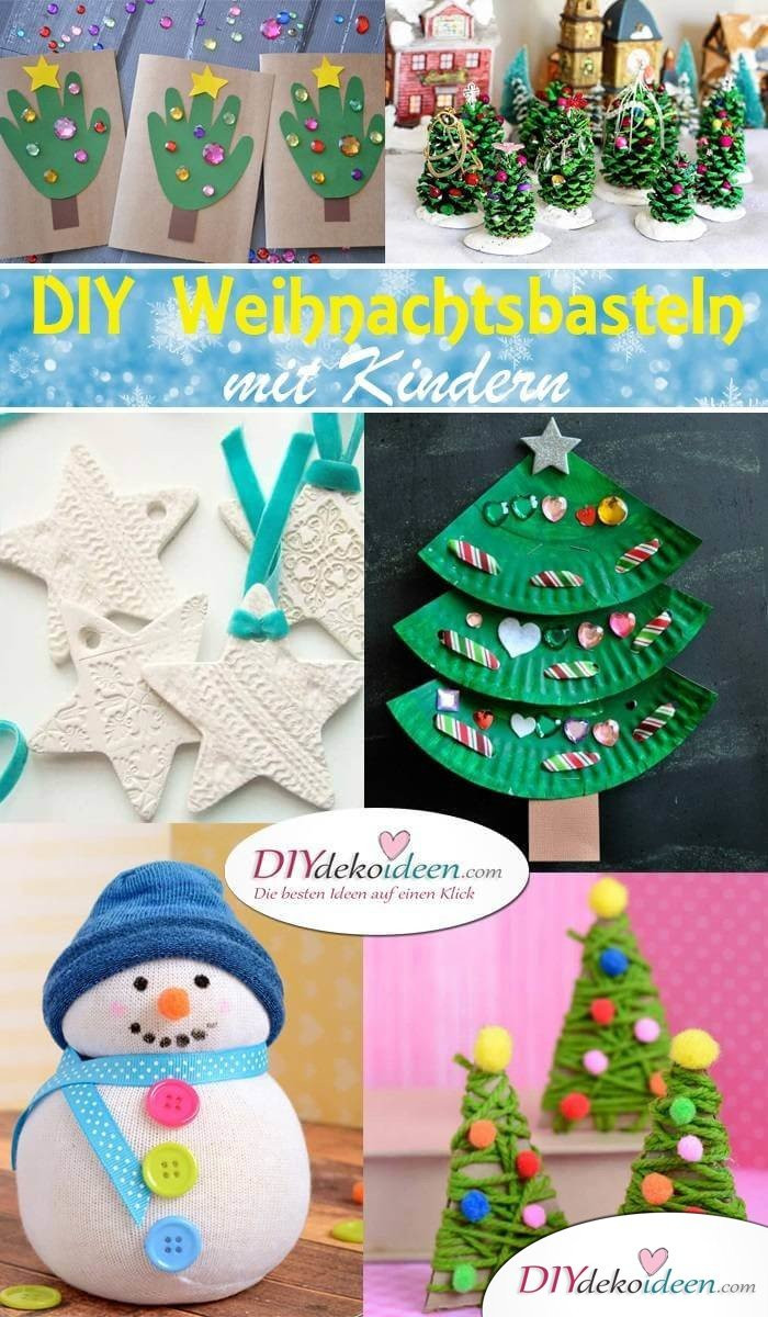 Diy Basteln Mit Kindern
 Kreative DIY Bastelideen für Weihnachtsbasteln mit Kindern