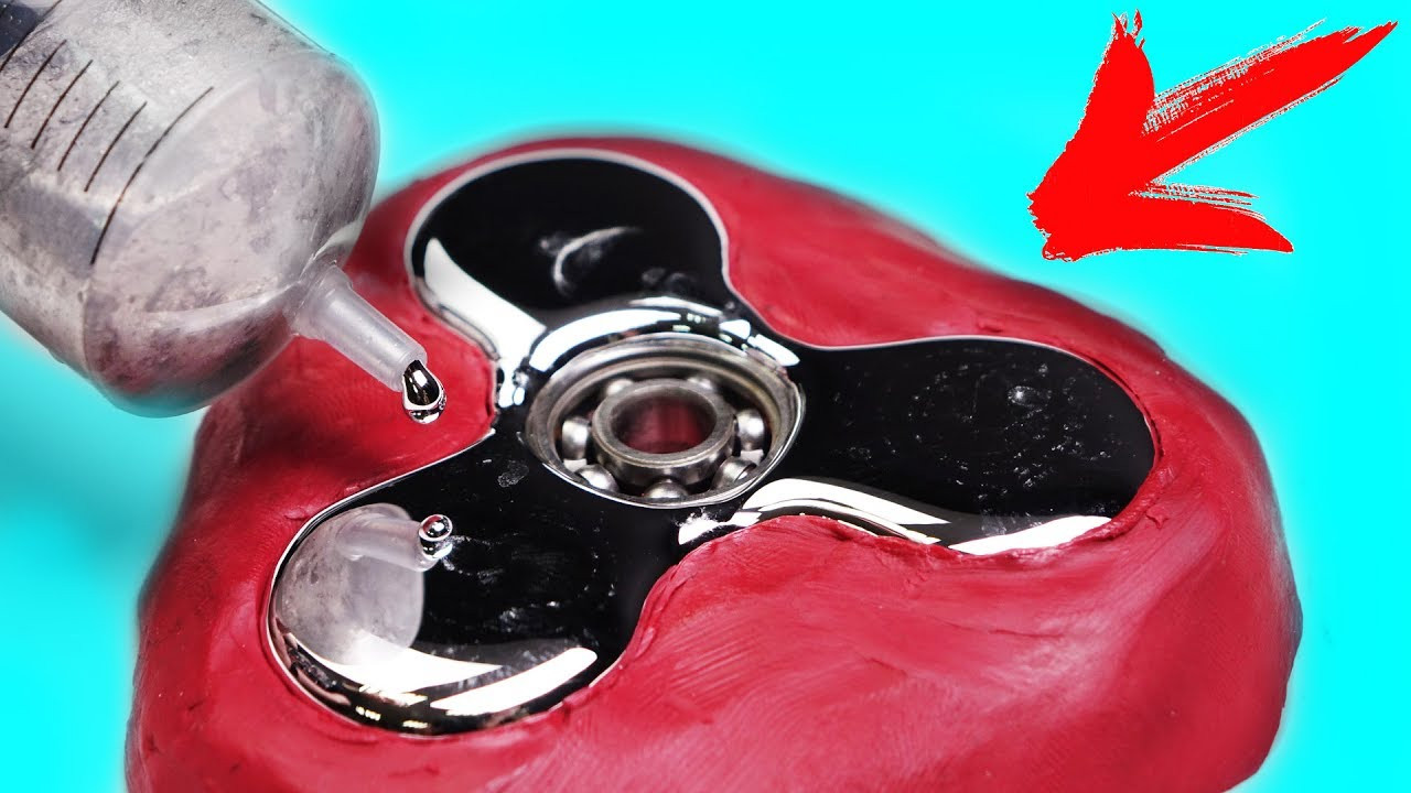 Diy Bewegung
 FIDGET SPINNER aus Gallium flüssigen Stickstoff in der